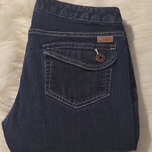 Carhartt Women's Deep Indigo Jeans Modern Fit 28x 36 EUC